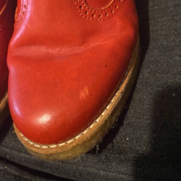 Genuine Red Hasbeens Short Wedge boot size 41 EUC - Picture 7 of 7